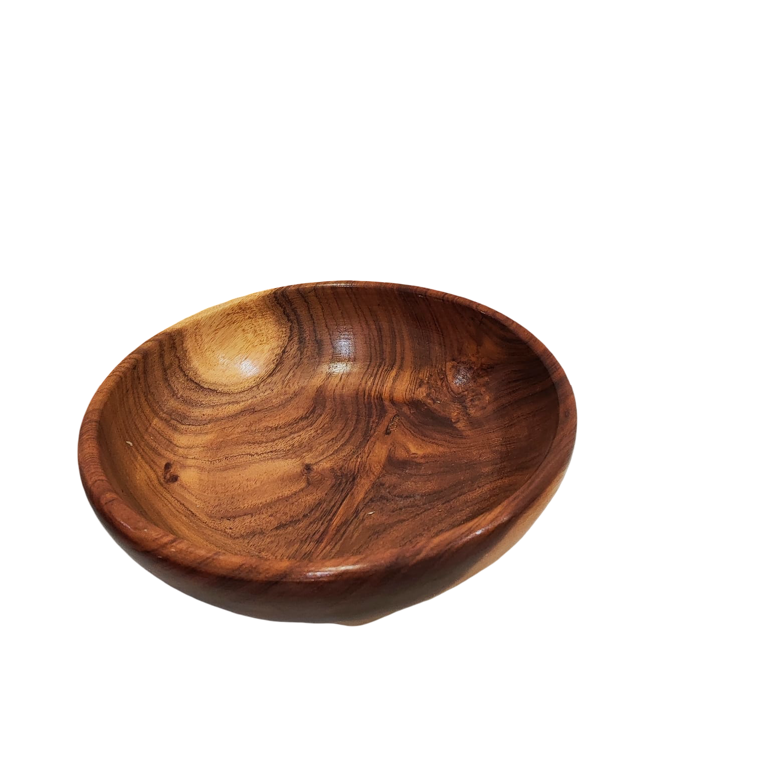 Ensaladera Artesanal Tallada a Mano en Madera